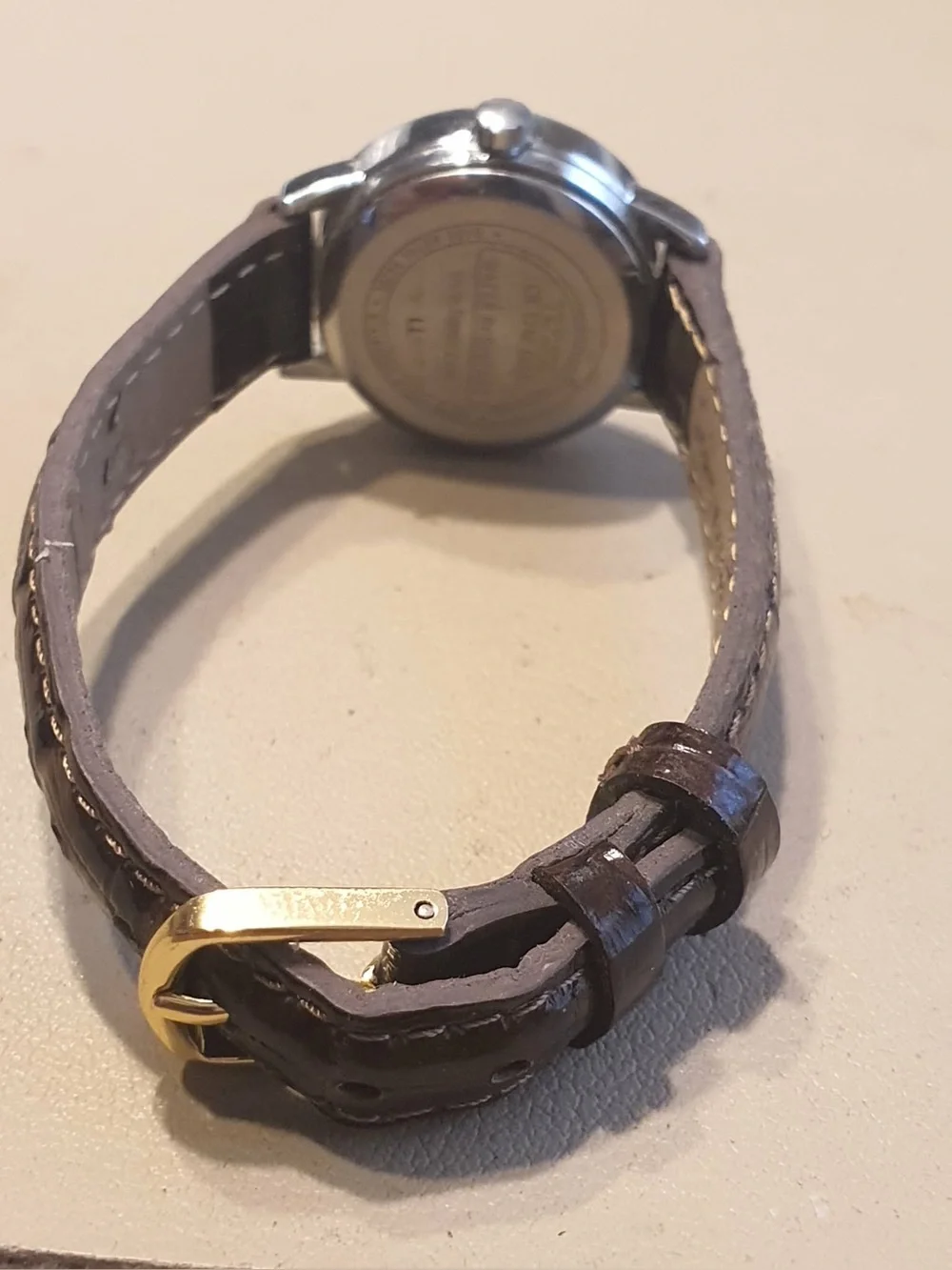 🦋10/$20🦋 Timex Indiglo Silver/White Leather Easy Reader Women's Watch